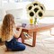 6PCS Large Artificial White Sunflowers – 26" Long Stem Faux Silk Flowers for Elegant Summer Home Decor & Seasonal Arrangements
